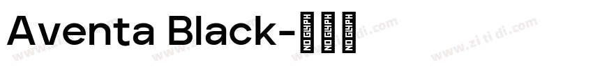 Aventa Black字体转换
